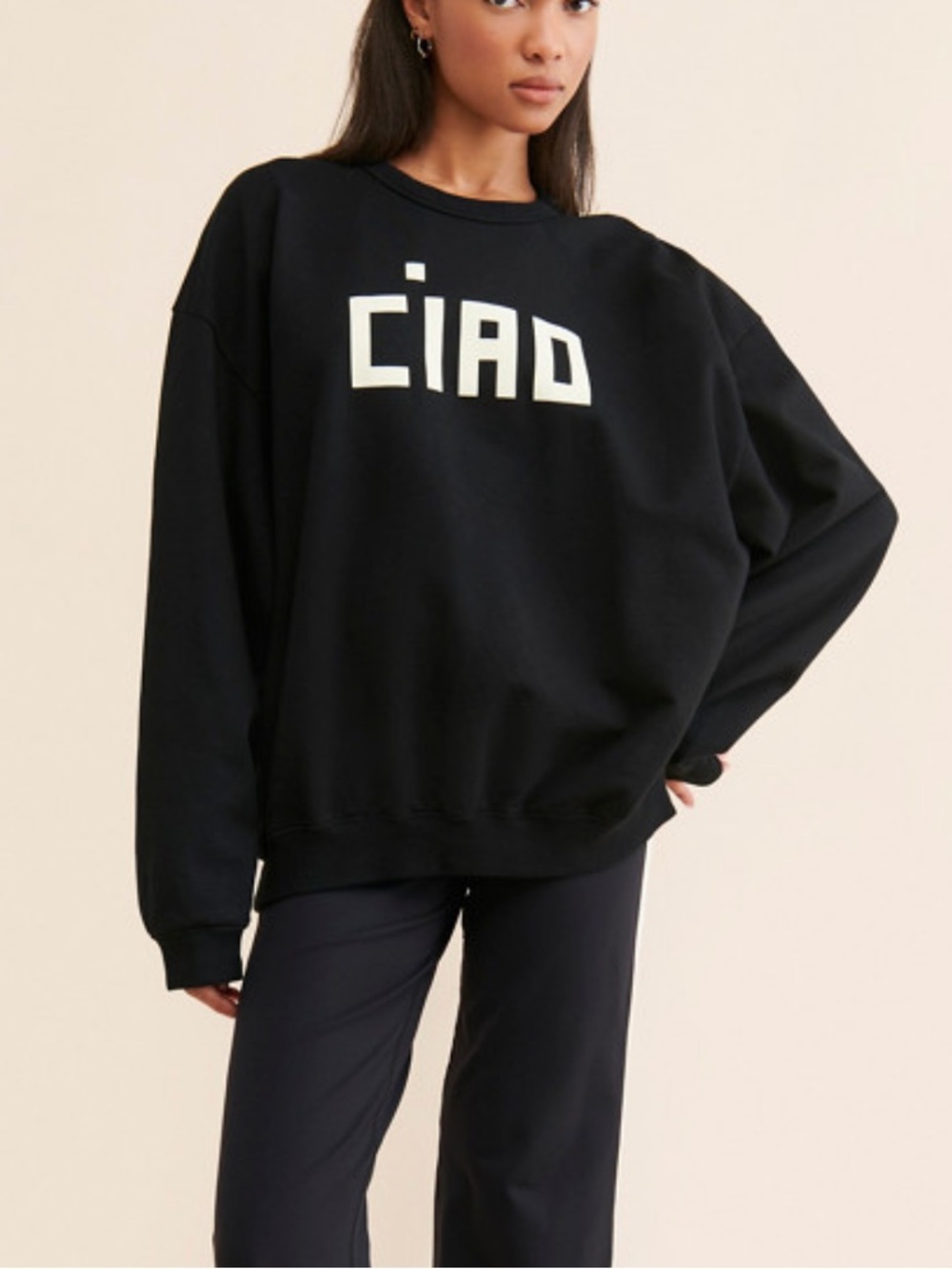 Clare V. Ciao Oversized Sweatshirt